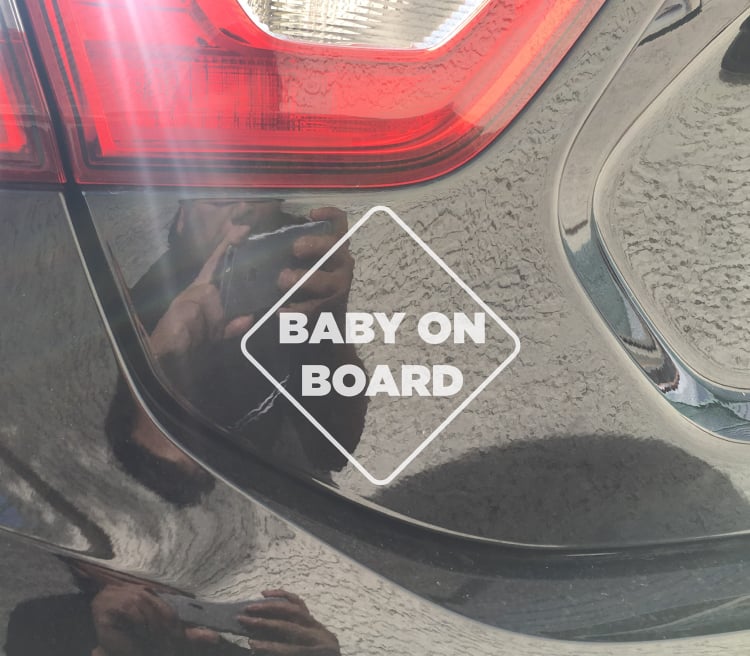 Image of Baby on Board Die Cut Vinyl