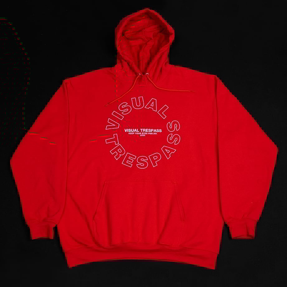 red reflective hoodie