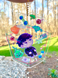 Image 2 of Mob Pscyho 100 Acrylic Stand + Charm in 1