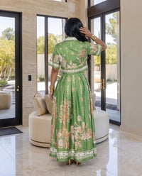 Image 2 of Cassandra (Print & Maxi skirt set