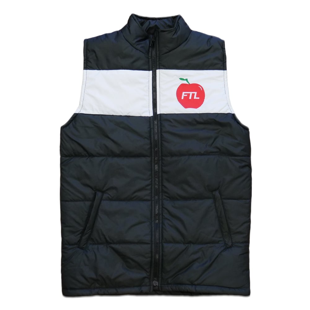 Image of Big Apple Puffer Vest (Black)