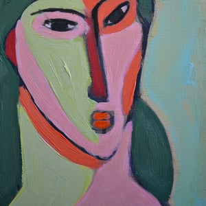 Image of Contemporary Painting, 'Amelia,' Poppy Ellis