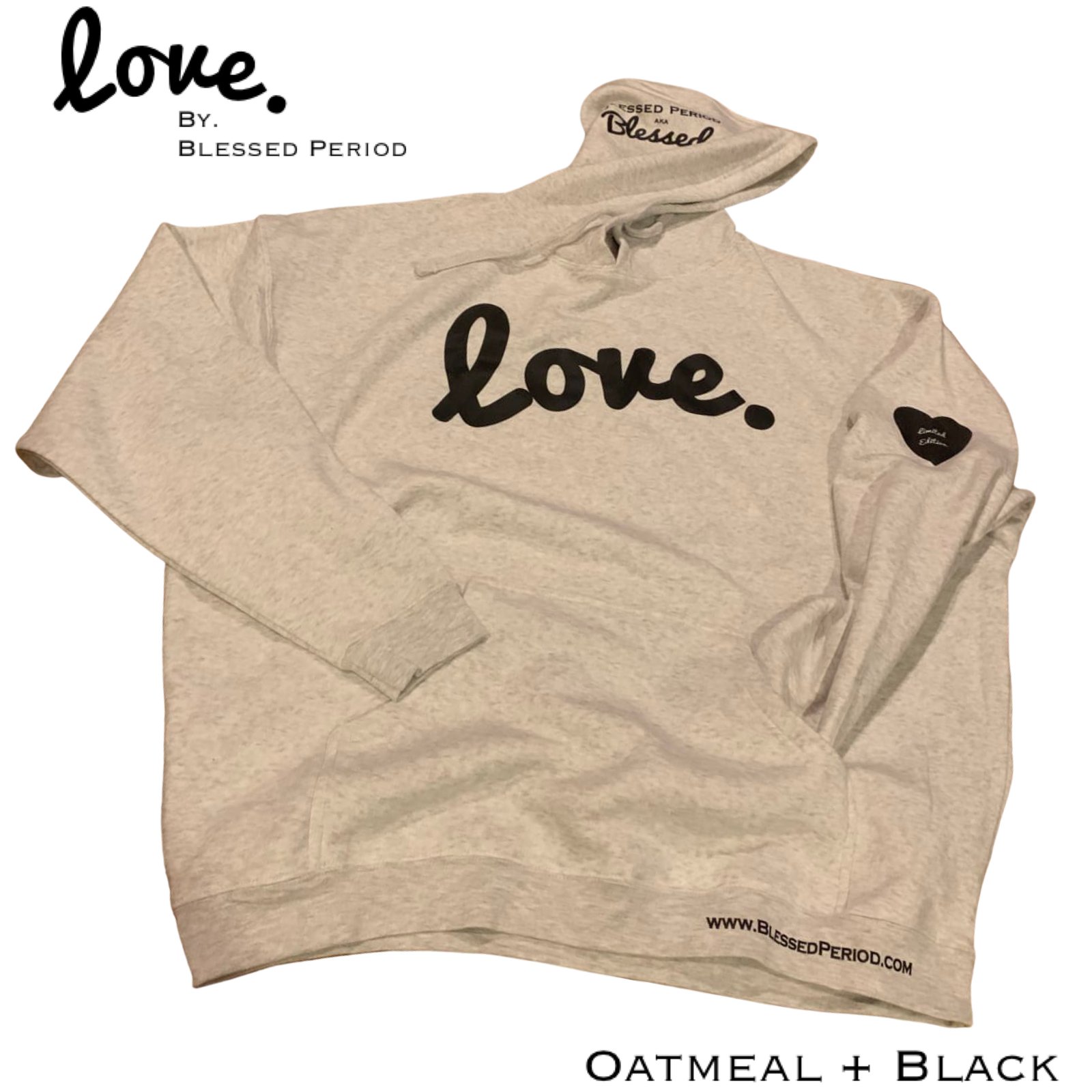 black love hoodie