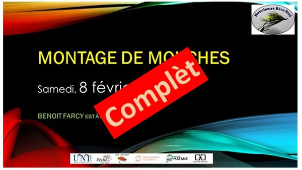 Image of 8 février 2020 - samedi - Montage de mouche à Chambly 