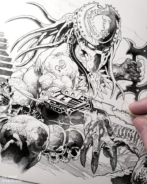 Image of Predator: Hunters III #1- Signed Comic + Print (Ink version) <font color="red">LIMITED</font>