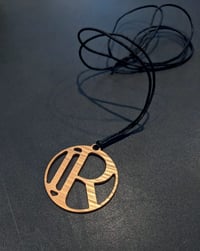 Image 2 of Infected Rain Pendant (made from cymbals)