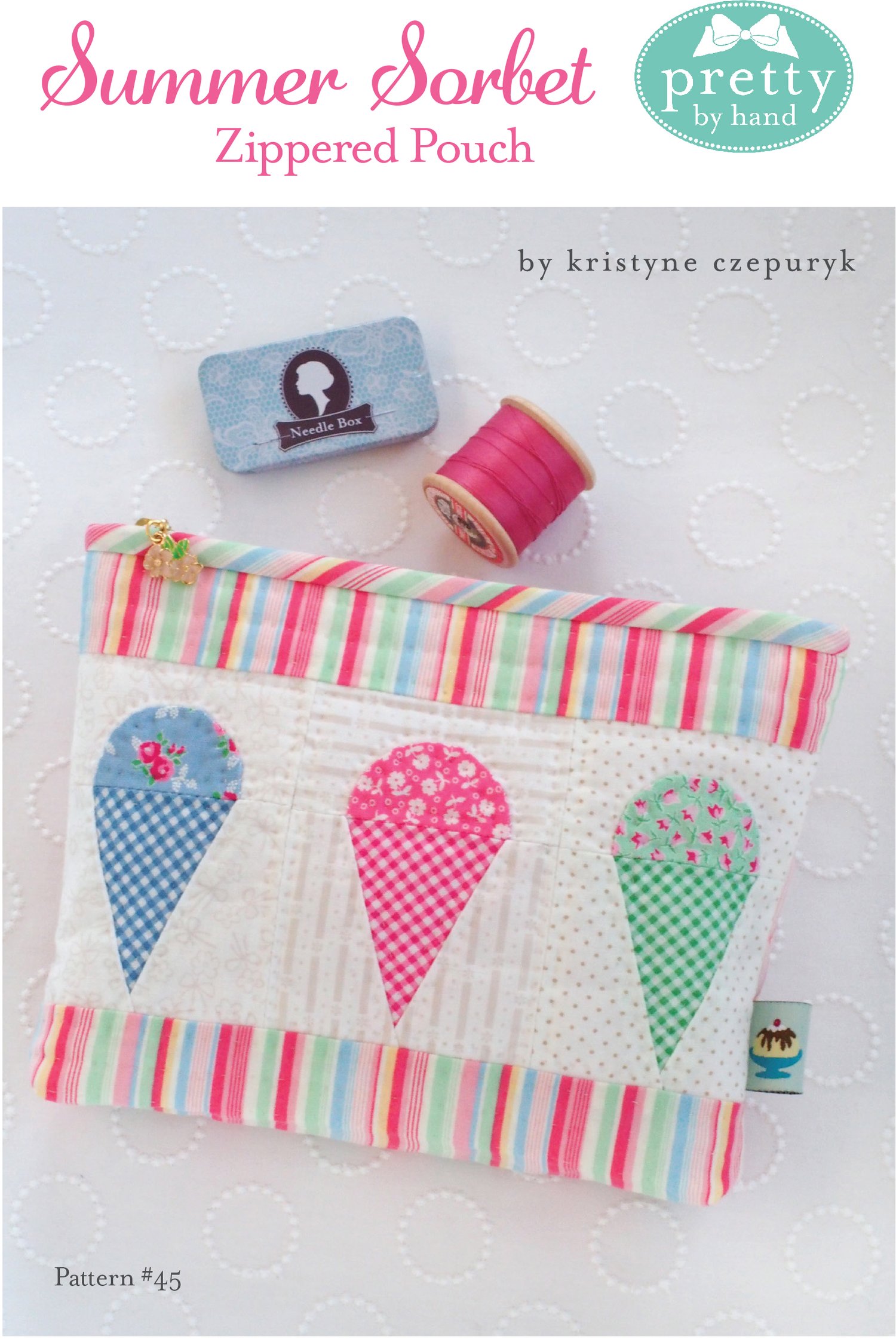 Image of Summer Sorbet Zippered Pouch - PDF Only