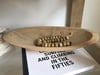 Vintage Carved Wooden Dough Bowl