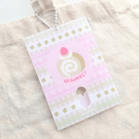 Image 2 of strawberry matcha photocard holder