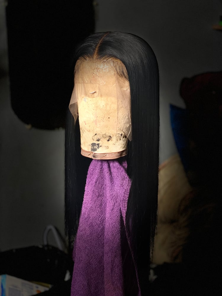 Image of Black frontal unit  pre made unit 