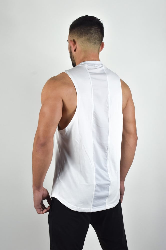 muscle tank white