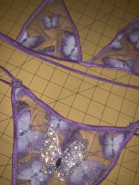 Image 1 of Butterfly sheer set 