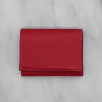 Image 1 of SLIM TRIFOLD Wallet– Red & Pink