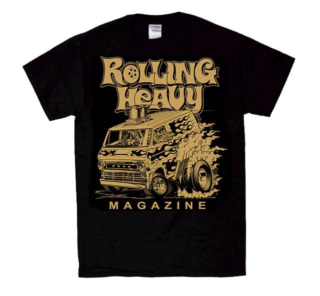 ROLLING HEAVY MAGAZINE LOGO SHIRT Rolling Heavy Magazine