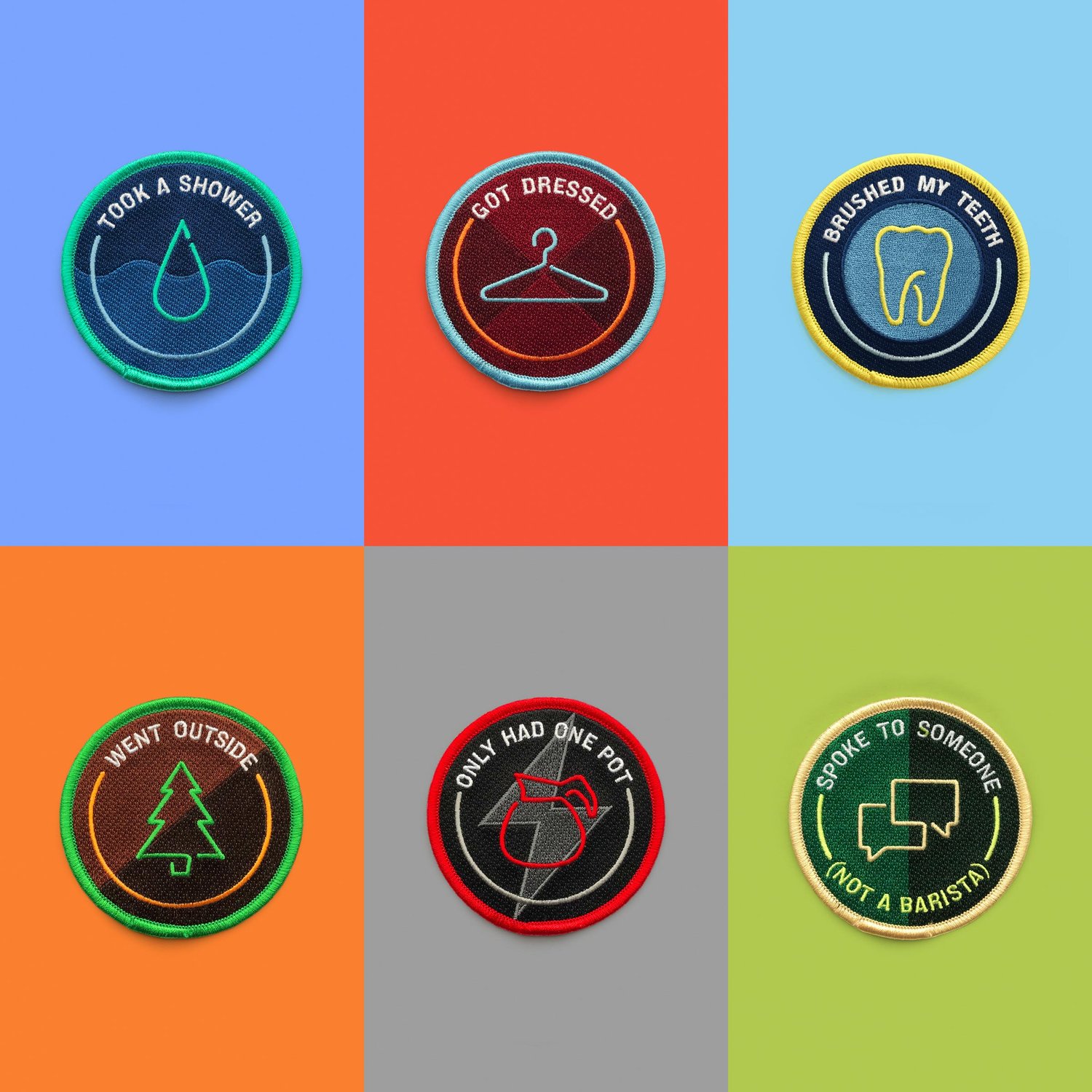 Image of Work From Home Awards - Merit Badge Set