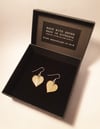 Small Heart Drops in Gold