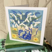 ‘Snowdrops & Early Primroses’ card