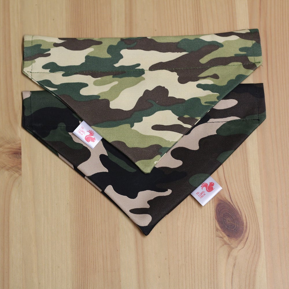 Image of Camouflage dog & cat bandana