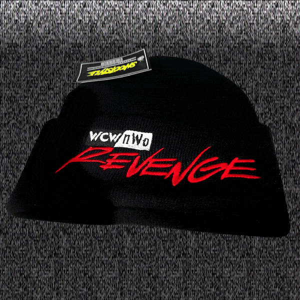 Image of REVENGE EMBROIDERED BEANIE HAT