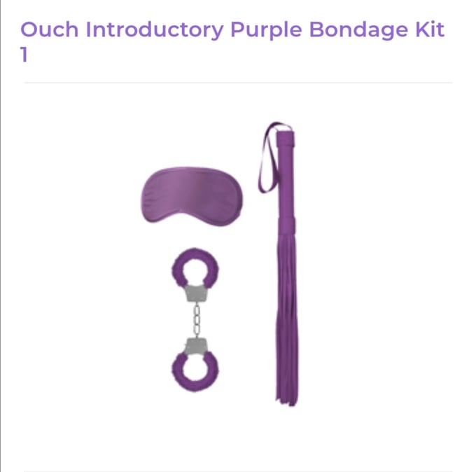 Image of Purple Introductory Bondage Kit