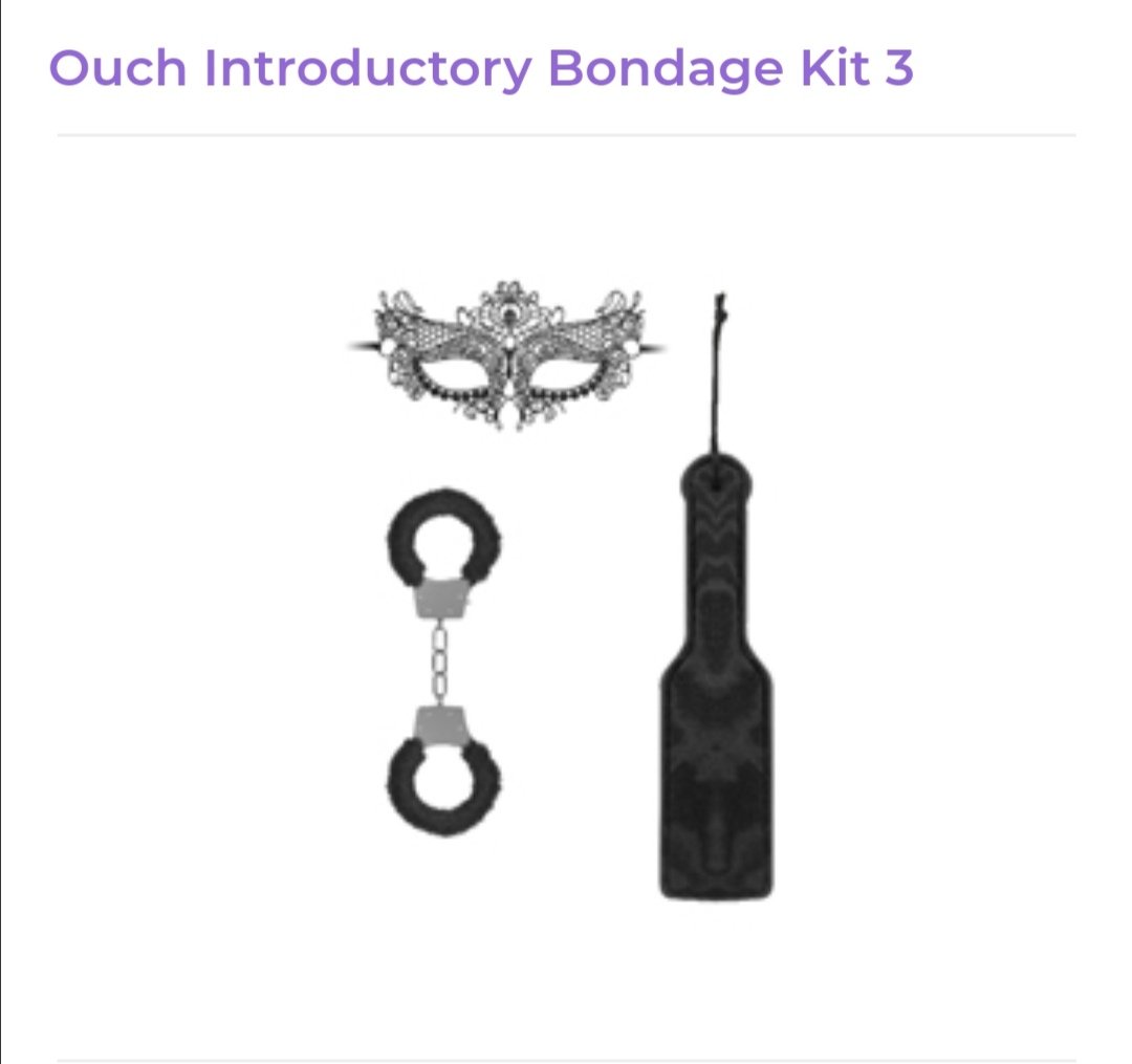 Image of Introductory Black Bondage Kit