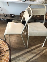 Image 4 of Paire chaise métal