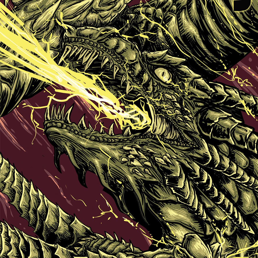 Image of King Ghidorah Limited Edition Print