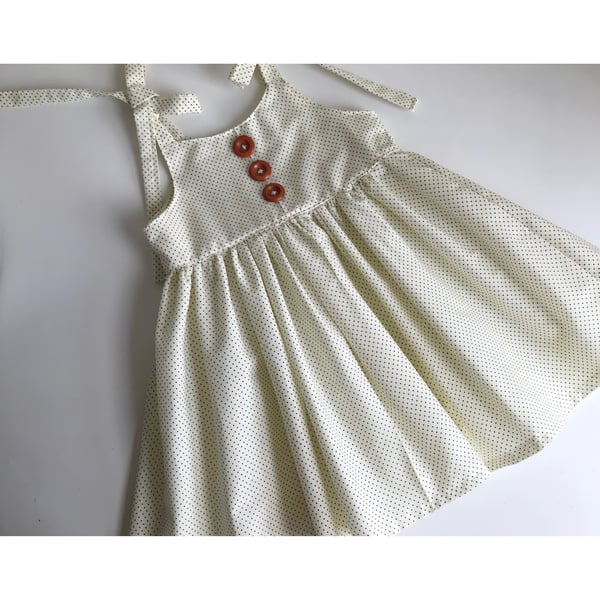 Image of Polka button dress 