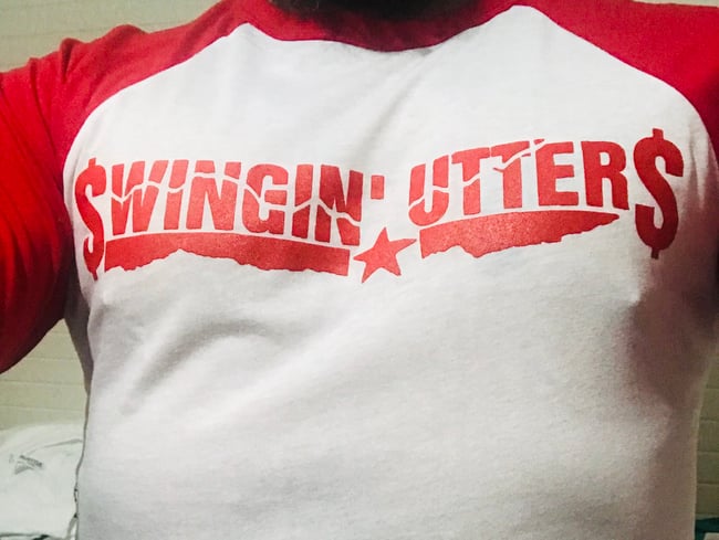 Red Logo Baseball tee