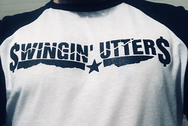 Black Logo Baseball tee