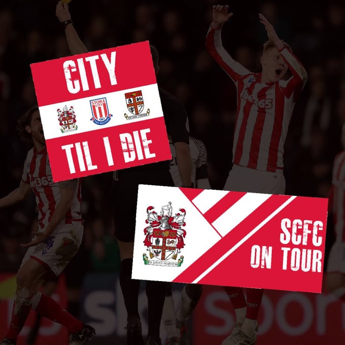 Image of CITY TILL I DIE and SCFC ON TOUR - 20 Stickers