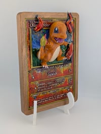 Image 3 of Charmander Handpainted Pokemon TCG 3D Wall Art