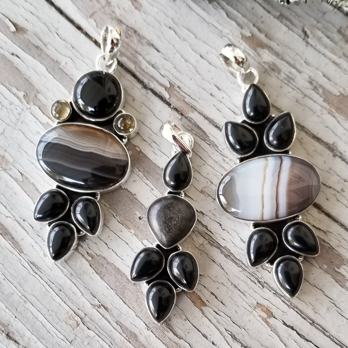 Image of Hazel Creek Collection - Statement Pendants in Sterling Silver