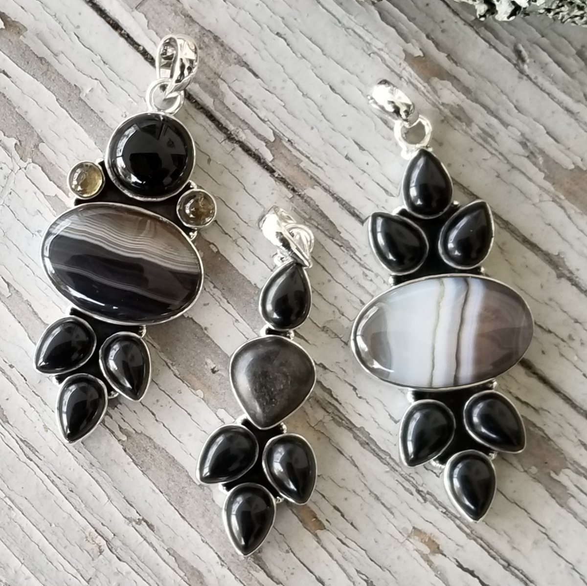 Image of Hazel Creek Collection - Statement Pendants in Sterling Silver