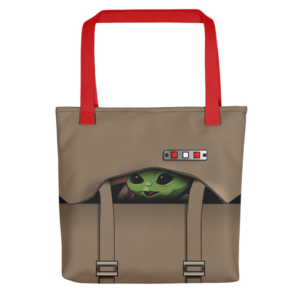 Image of Baby Yoda Inspired Tote Bag  