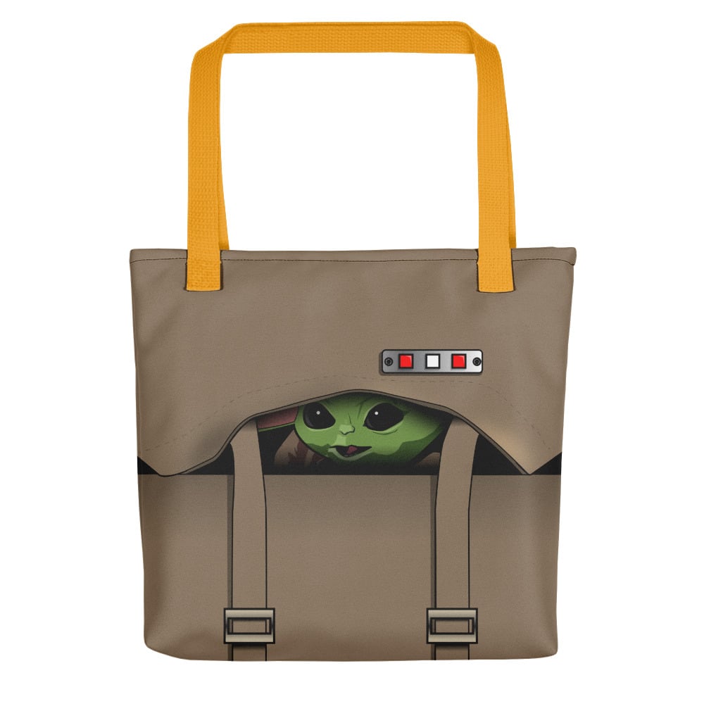 Image of Baby Yoda Inspired Tote Bag  
