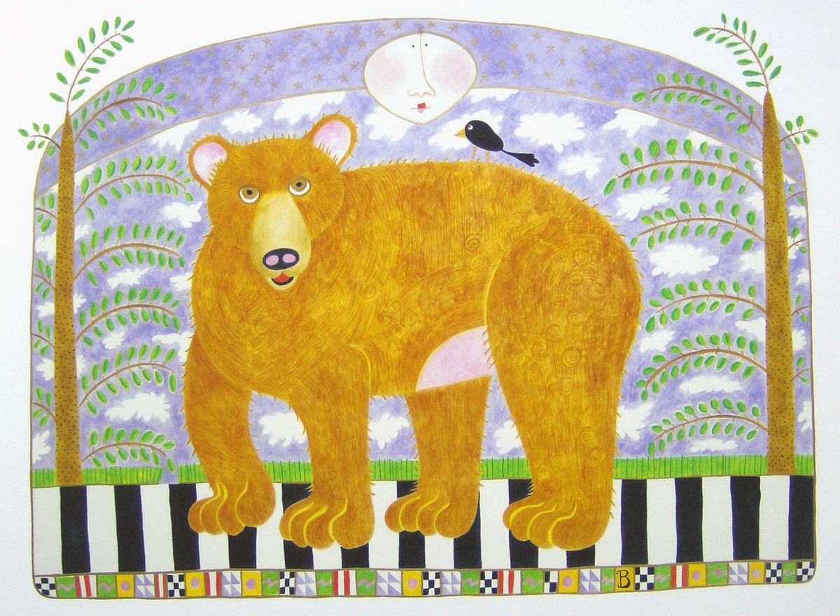 'Grizzly Bear' (print) | mary ellen mckenzie