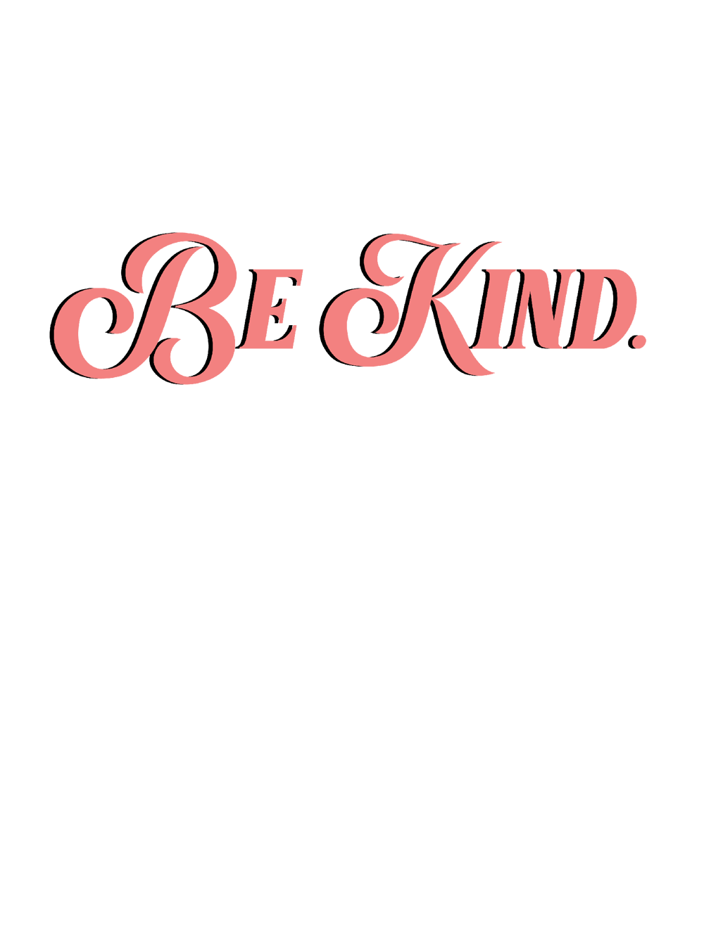 Be Kind - Crew Neck Sweatshirt | Light Blue