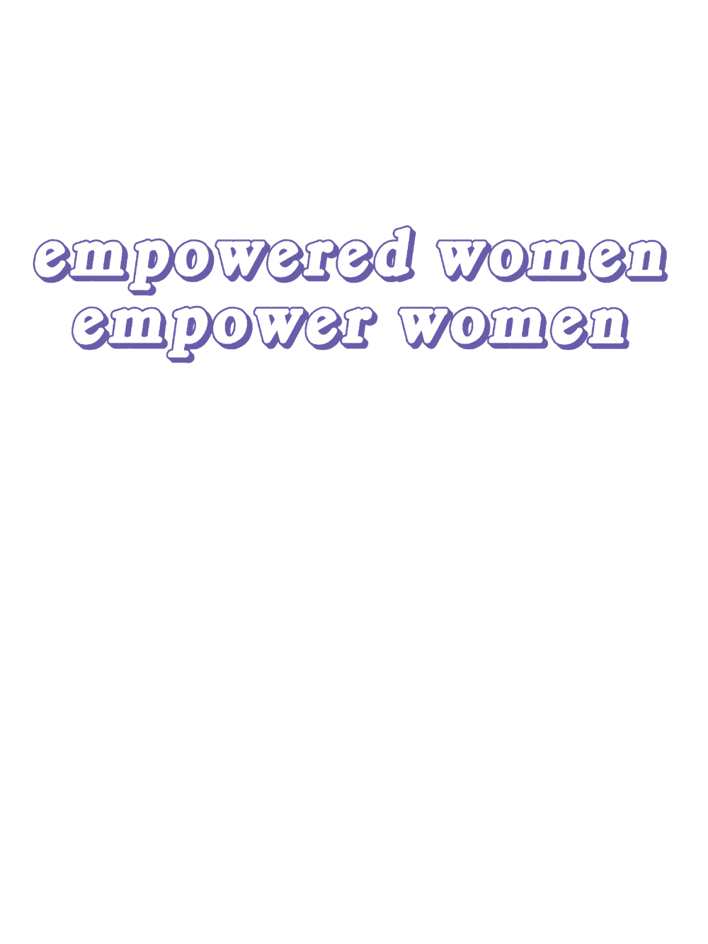 Empowered Women - Crew Neck Sweatshirt | Baby Pink