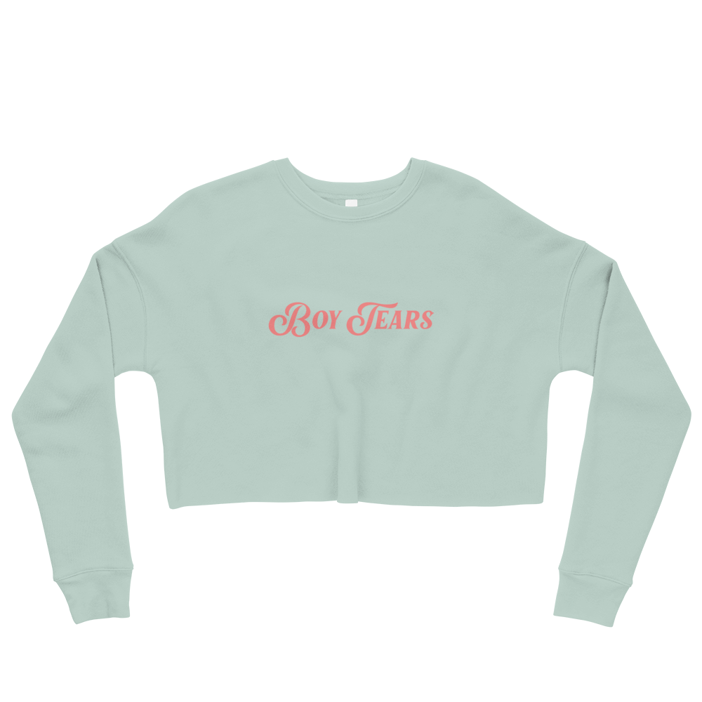 Boy Tears - Cropped Sweatshirt | Dusty Blue 