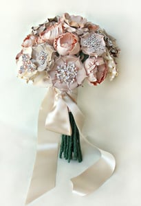 Image of Luly Blush Silk Flower Bouquet