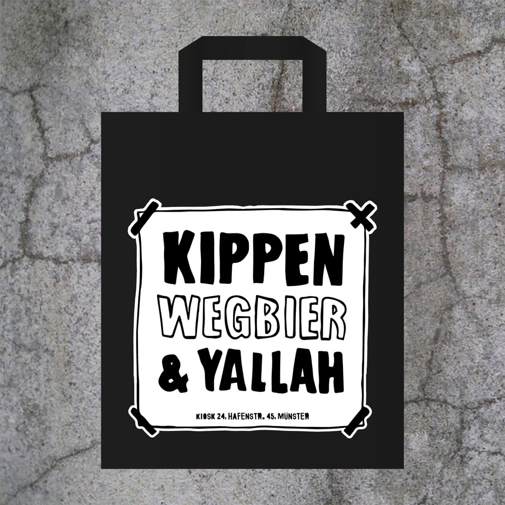 Image of Kippen, Wegbier & Yallah - Beutel BLACK
