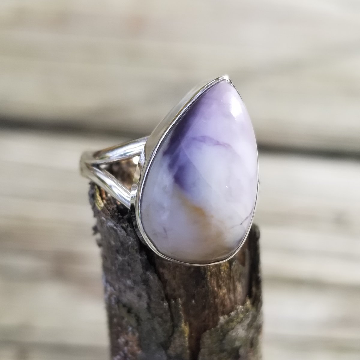 Image of Tiffany Stone Ring in Sterling 