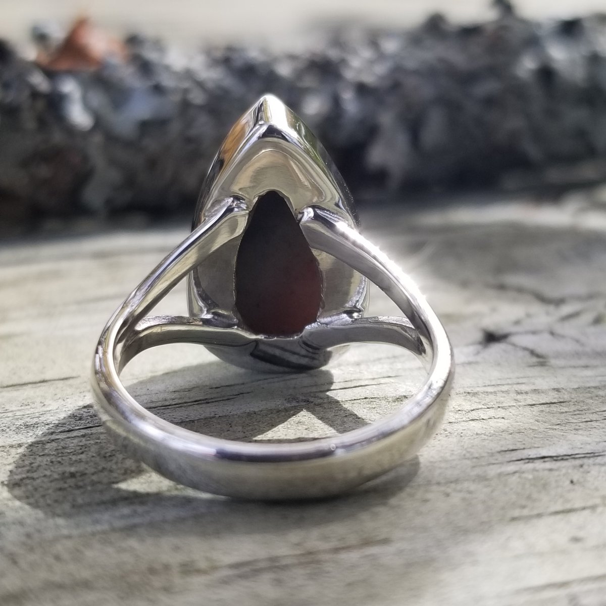 Image of Tiffany Stone Ring in Sterling 