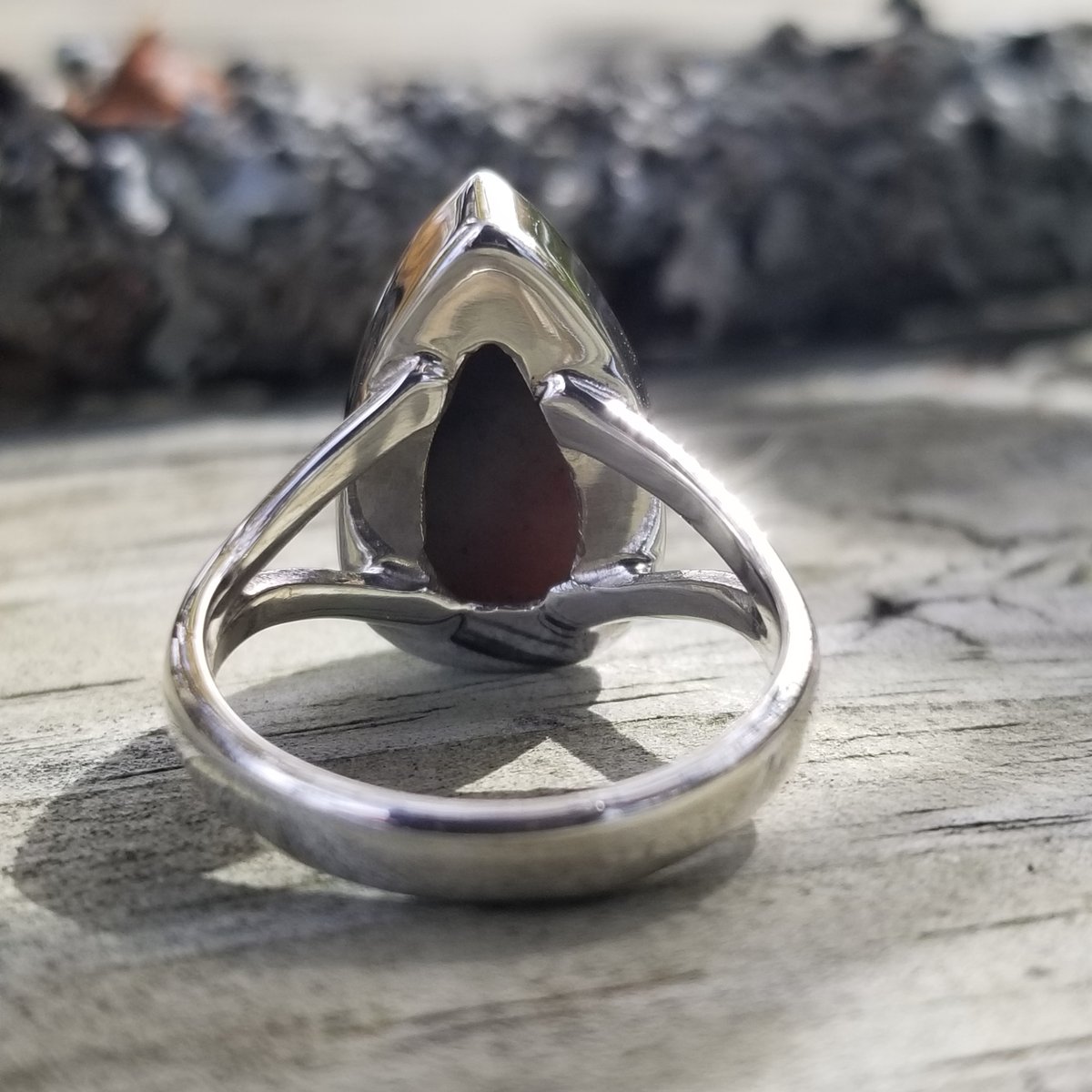 Image of Drop of Tiffany - Tiffany Stone Ring in Sterling