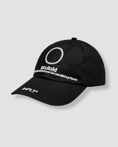 Image of IMPLY - Circle Scutoid Cap (Black)