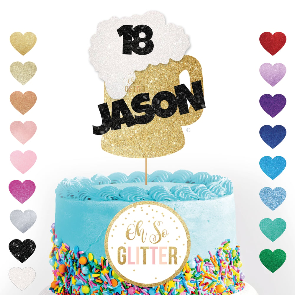 Image of Beer Cake topper