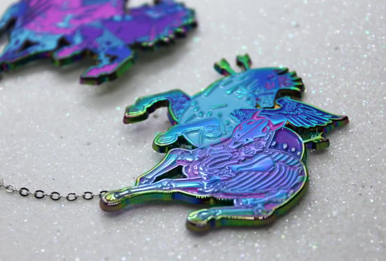 Image of Anodised Apocalypse Pony Lapel pins