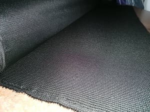 Image of TF 6 Spacer mesh, 2.5mm thickness, Colour Black x 1 metre. Special offer 25% off.