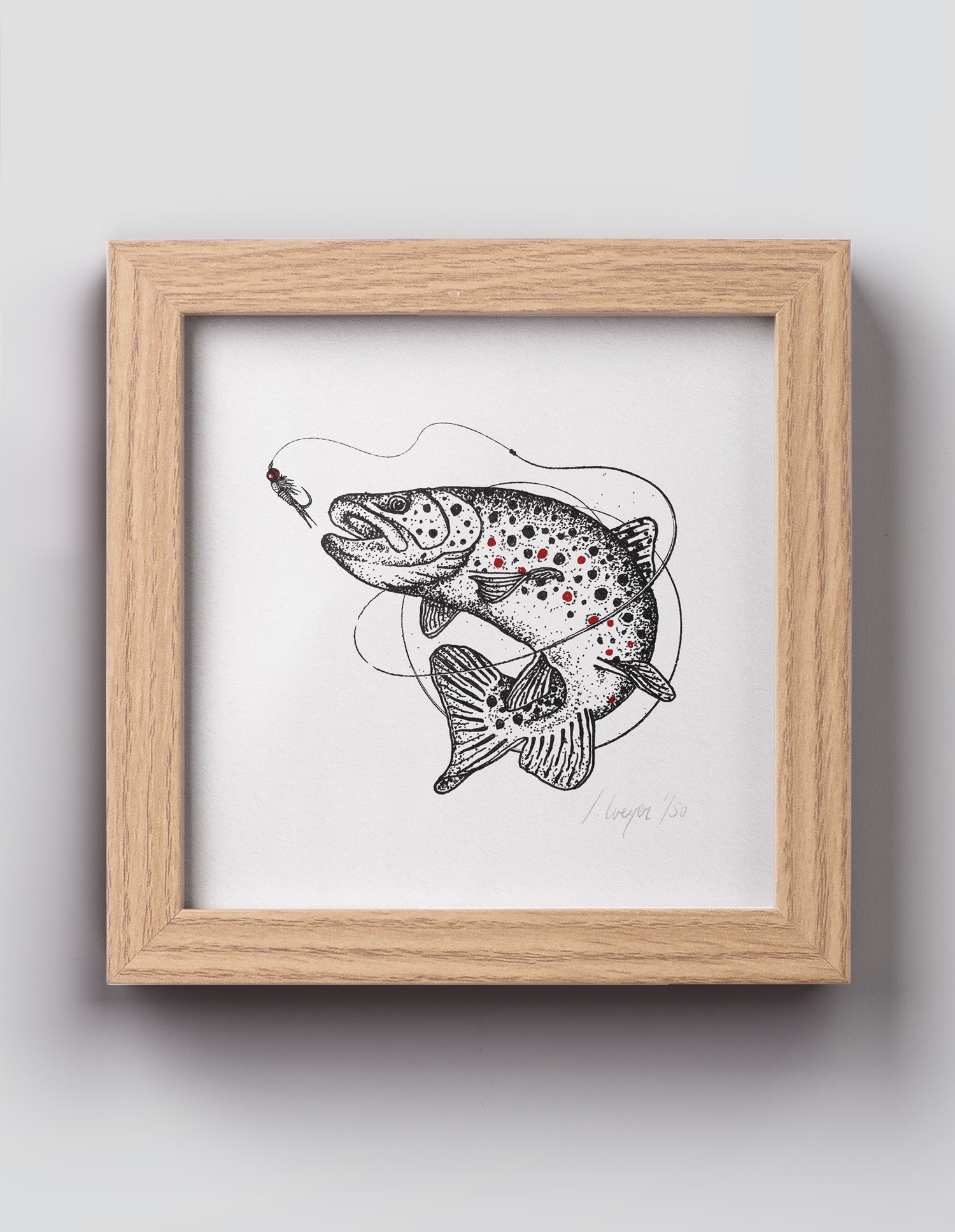 Image of Brown Trout 15×15